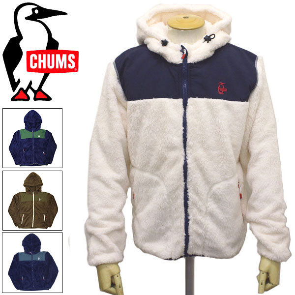 正規取扱店 CHUMS (チャムス) CH04-1245 Elmo Fleece Full Zip Parka エルモ フリースフルジップパーカー 全2色 CMS041 10,560円