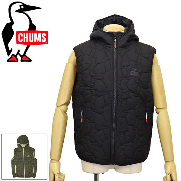 正規取扱店 CHUMS (チャムス) CH04-1416 Booby Stitch Padded Vest ブービーステッチパテッドベスト CMS158 全2色｜BOOTSMAN 店