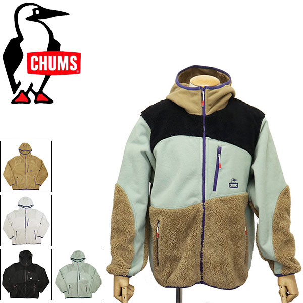 正規取扱店 CHUMS (チャムス) CH14-1419 Bonding Fleece Panel Parka レディース ボンディングフリースパネルパーカー CMS185｜BOOTSMAN 店 14,098円