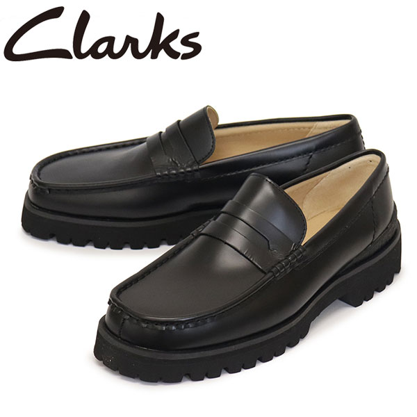 正規取扱店 Clarks (クラークス) 26185705 Yukoner Penny メンズシューズ Black Leather CL162