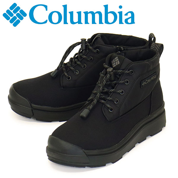 定め事取りまわし店 Columbia (コロンビア) YU9682 サップランド 四分子 チャッカ WP オムニヒート ブーツ 010 Black CLB111