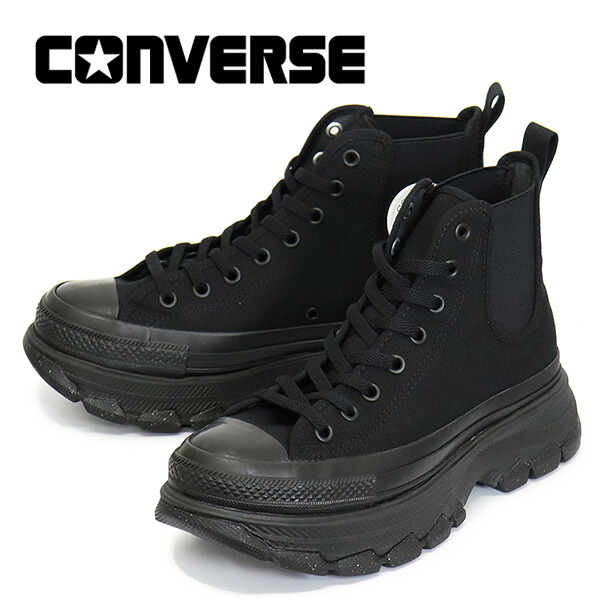 正規取扱店 CONVERSE (コンバース) 31310220 オールスター R トレックウェーブ サイドゴア HI ブラック/ブラック CV101