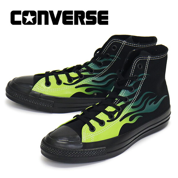正規取扱店 CONVERSE (コンバース) 31317131 オールスター エイジド IGNT HI ブラック/グリーンフレイム CV133