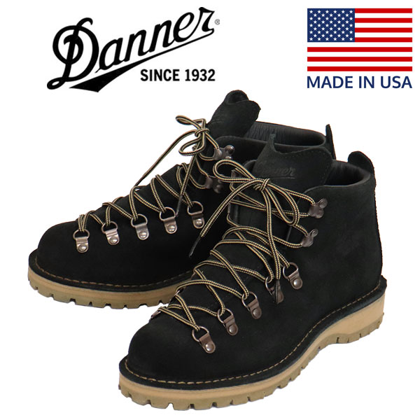 Danner ダナー　マウンテンライト　ブーツ　黒タグ　USA製　ゴアテックス ウィメンズ ダナーライト ブラック W'S MT LIGHT BLACK 30466
