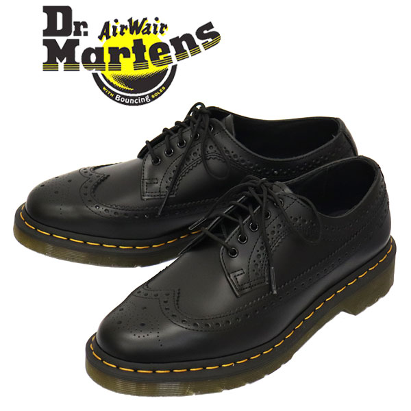 SALE】 正規取扱店 Dr.Martens ドクターマーチン 22210001 3989 YS FULL BROGUE 5ホール ブローグ レザーシューズ  BLACK fucoa.cl