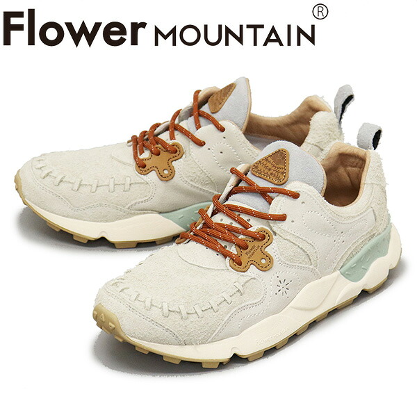 正規取扱店 Flower MOUNTAIN(フラワーマウンテン) FM01081 YAMANO スニーカー Beige FM038|BOOTSMAN 店