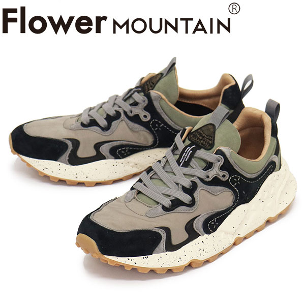 正規取扱店 Flower MOUNTAIN(フラワーマウンテン) FM121006 RULIS スニーカー Gray FM031|BOOTSMAN 店