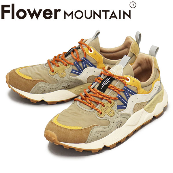 正規取扱店 Flower MOUNTAIN(フラワーマウンテン) FM63823 YAMANO3 スニーカー Brown/Smoke green FM071 17,094円