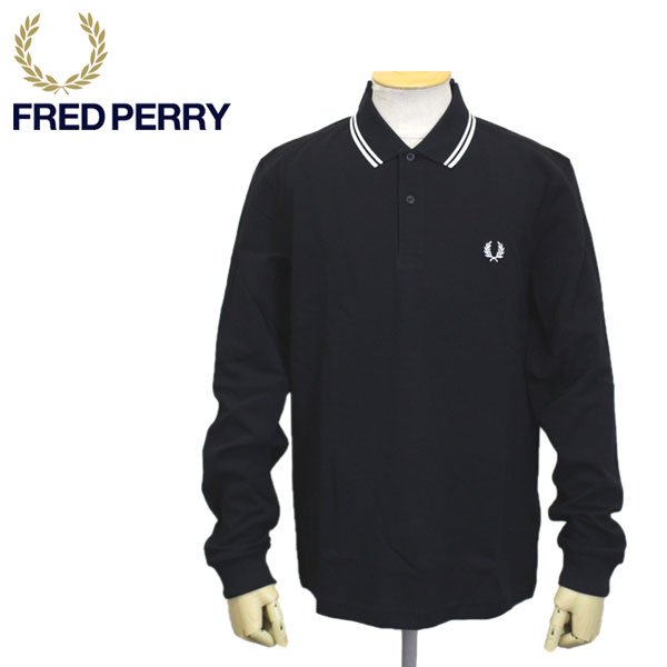 正規取扱店 Fred Perry フレッドペリー M3636 Long Sleeve Twin Tipped Shirt 長袖 ティップライン ポロシャツ 102 Black Fp449 Fmcholollan Org Mx
