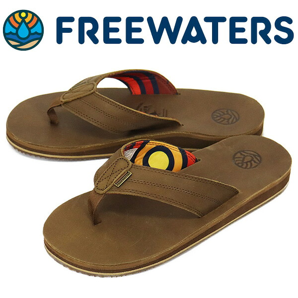 正規取扱店 FREE WATERS (フリーウォータース) MO-068 OPEN COUNTRY 2.0 MNS オープンカントリー2.0 メンズサンダル BROWN FW004