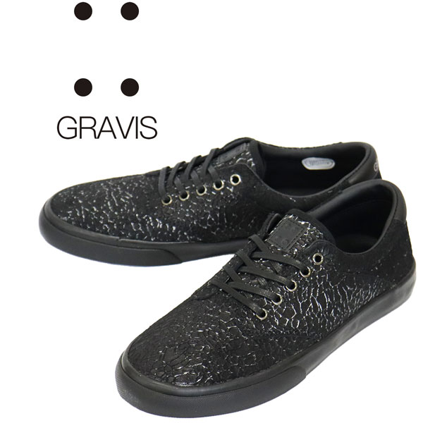 正規取扱店 GRAVIS (グラビス) 30401 FILTER LEATHER フィルター レザー スニーカー CHAOSxBLACK GRV048
