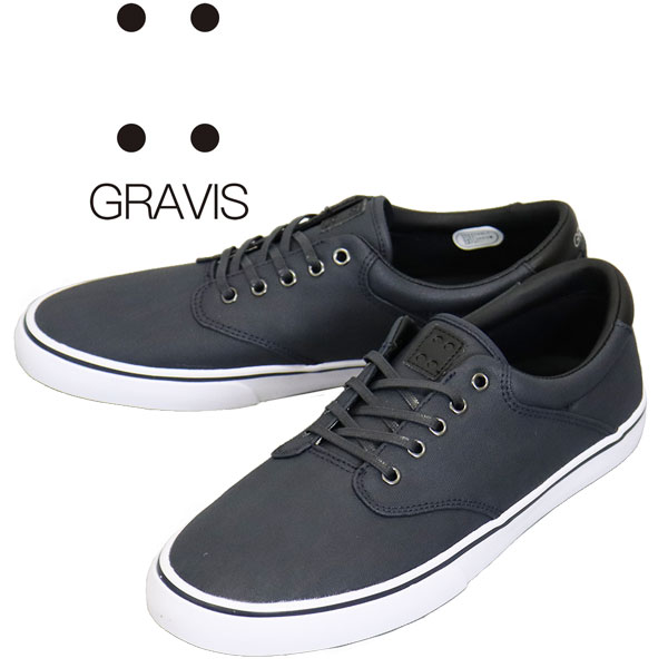 置き目取りまわし店 GRAVIS (グラビス) 30403 FILTER ろ波器 CVS ワックスキャンバススニーカー WAXNAVYxWHITE GRV050