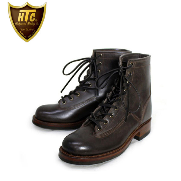 正規取扱店 HTC(Hollywood Trading Company) SANTA ROSA(サンタローサ) #PLACERVILLE LACE UP BOOTS(レースアップブーツ) BROWN ブラウン