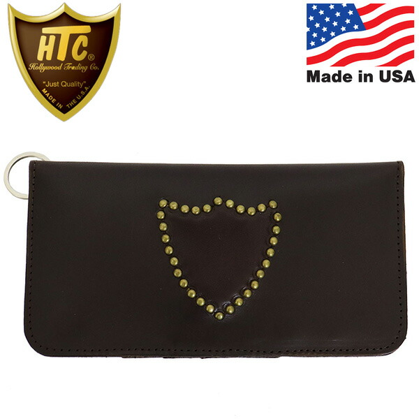 HTC ロングウォレット チャック 革破れあり 正規取扱店 HTC(Hollywood Trading Company) T-1 Zipper Wallet