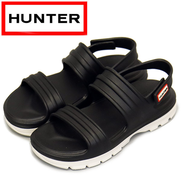 sale セール 正規取扱店 HUNTER (ハンター) WOMEN'S WFD4036EVA BWT BLOOM ALGAE FORM SANDAL ブルーム アルジーフォーム レディース サンダル BLACK x WHITE HU232|BOOTSMAN 店