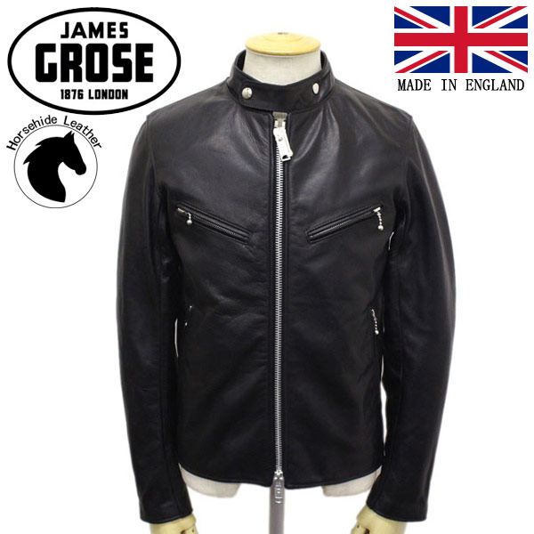 美品　JAMES GROSE CLUBMAN 馬革モデル　サイズ40 ブラック 楽天市場】正規取扱店 JAMES GROSE (ジェームスグロース) G04-12 MEN'S