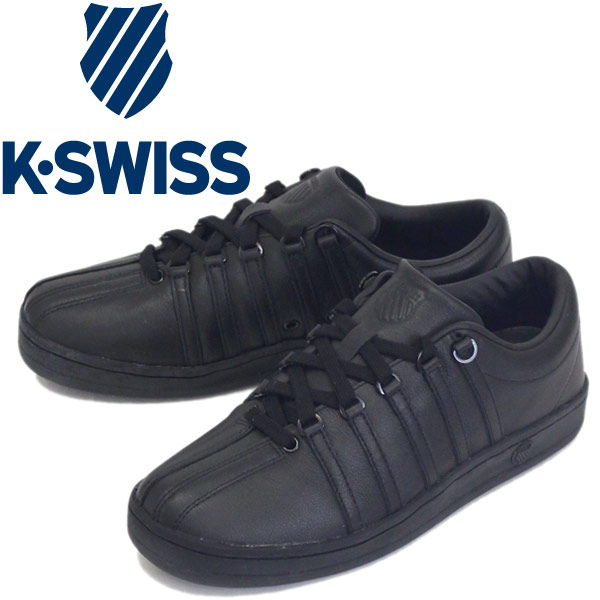正規取扱店 K-SWISS (ケースイス) 36022483 CLASSIC 88 クラシック 88 レザースニーカー 2KSU-088 BLACK/BLACK (ALL BLACK) KS037｜BOOTSMAN 店