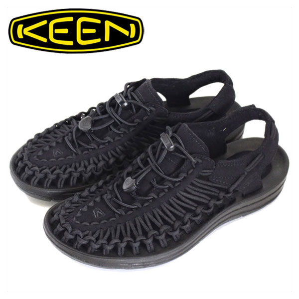 正規取扱店 KEEN (キーン) Women's UNEEK 1014099 (ユニーク レディース スニーカー サンダル) Black/Black KN194