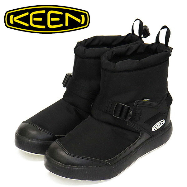 正規取扱店 KEEN (キーン) 1025598 Women's HOODROMEO WP フッドロメオ ウォータープルーフ ウィンターブーツ レディース BLACKxBLACK KN614
