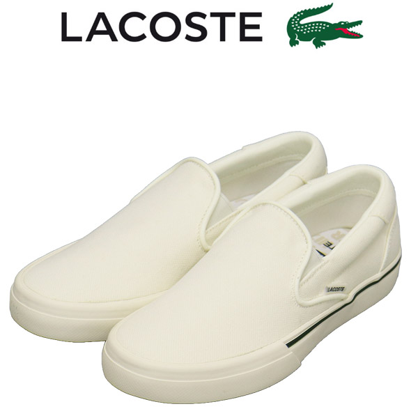 正規取扱店 LACOSTE(ラコステ) WMS 47CFA0042 JUMP SERVE SLIP ジャンプサーブ スリッポン 124 6 CFA レディース スニーカー 1Y5オフホワイトxダークグリーン LC368
