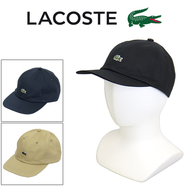 正規取扱店 LACOSTE (ラコステ) RK069J ONE POINT CROCODILE CAP ワンポイント クロコダイル キャップ 帽子 全3色 LC394