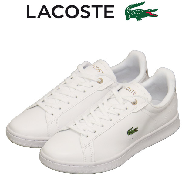 正規取扱店 LACOSTE(ラコステ) WMS SFA0083 CARNABY PRO BL 23 1 SFA レディース レザースニーカー 1Y9ホワイトxピンク LC360