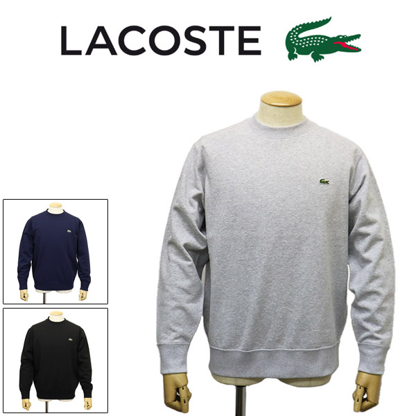 【百貨店SALE】】 置き目取りまわし店 LACOSTE (ラコステ) SH6913 クルーネックスウェット ロングスリーブトレーナー 全3色 LC325