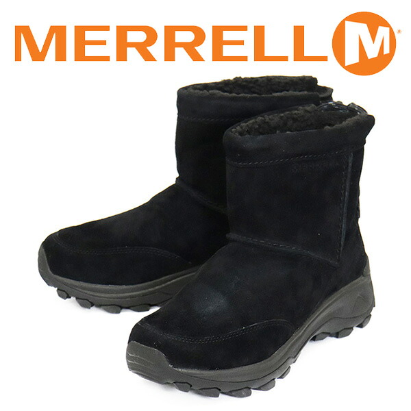 正規取扱店 MERRELL (メレル) J004555 WINTER PULL ON ウィンタープルオン メンズ ブーツ BLACK MRL085|BOOTSMAN 店