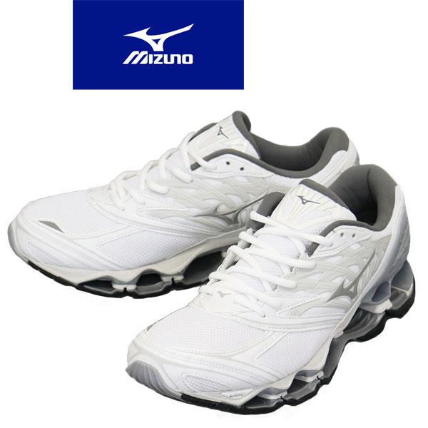 置き目取りまわし店 MIZUNO (ミズノ) D1GA333702 WAVE PROPHECY 縮くれる プロフェシー LS スニーカー 白いことxしろがね色 MIZ004