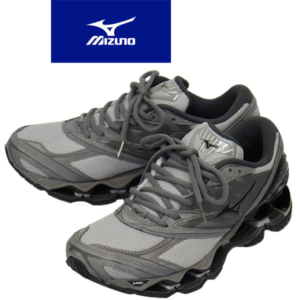 正規取扱店 MIZUNO (ミズノ) D1GA333704 WAVE PROPHECY ウェーブ プロフェシー LS スニーカー ライトグレー X ダークグレー X グレー MIZ001