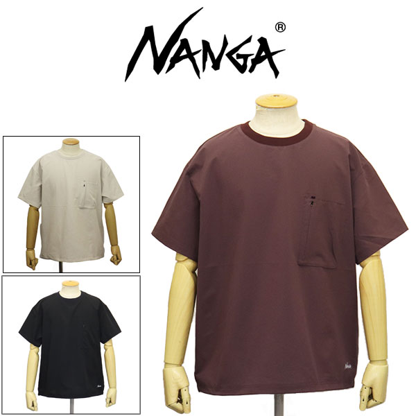正規取扱店 NANGA (ナンガ) ユニセックス NW2500-1J300A DOT AIR COMFY TEE ドットエアコンフィー 半袖 Tシャツ 全3色 NG041|BOOTSMAN 店
