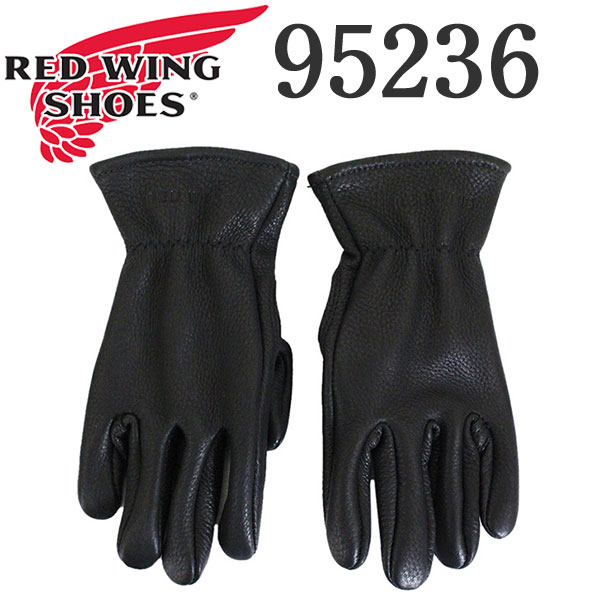 楽天市場 正規取扱店 年 新作 Redwing レッドウィング Leather Gloves レザーグローブ Unlined Black Buckskin 裏地無 ブラック 鹿革 Bootsman 楽天市場店