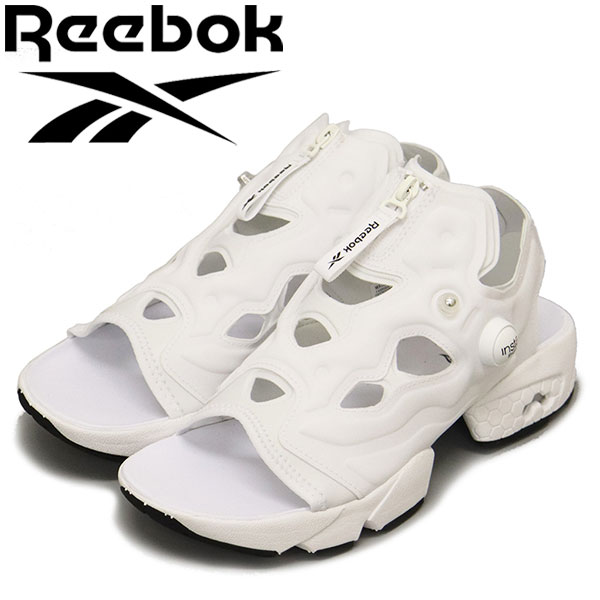 正規取扱店 Reebok (リーボック) 100202020 INSTAPUMP FURY SANDAL ZIP インスタポンプフューリー サンダル ジップ ホワイト RB129