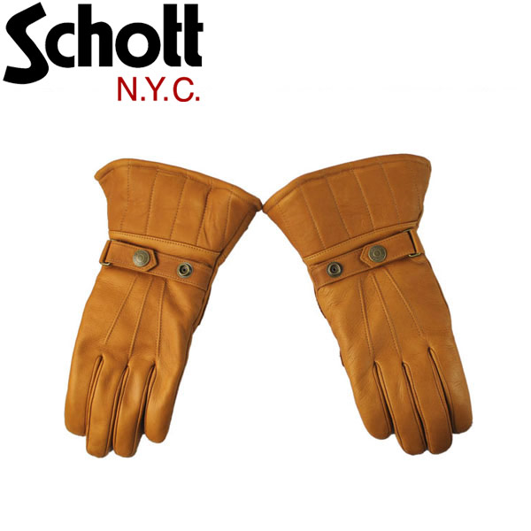Schott ショット ウィンター レザーグローブ LONG 手袋 3149024