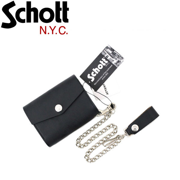 正規取扱店 Schott ショット Wallet 財布 ケース メンズ財布 パーフェクトウォレットミディアム ブラック Bootsman Medium パーフェクトウォレットミディアム 店 平日14時まで即日出荷可 正規取扱店bootsman ブーツマン Perfecto