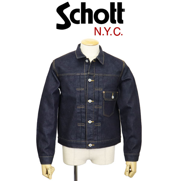 正規取扱店 Schott (ショット) 5952004 LOT. 961J FP G-JKT ファイアプルーフ デニムジャケット 367INDIGO｜BOOTSMAN 店