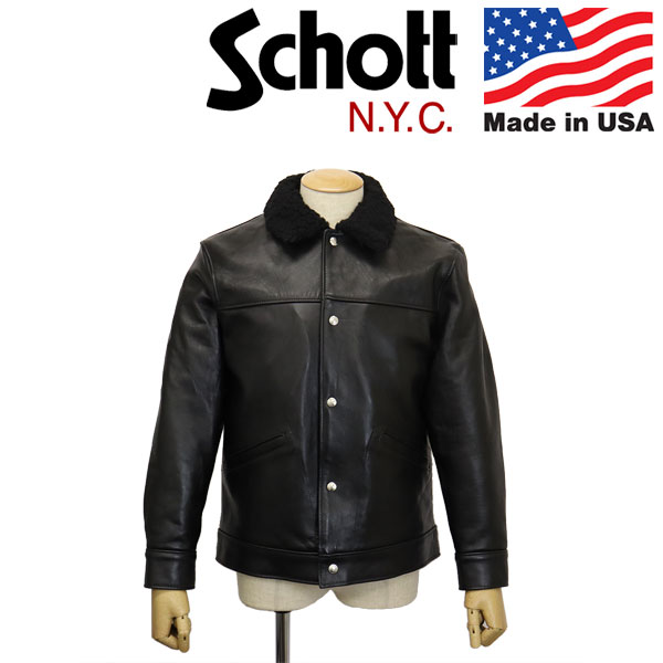 楽天市場】Schott ショット 鹿革 ポケット ボアフリース