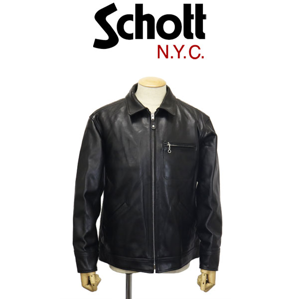 定番のお歳暮＆冬ギフト Schott M レザートラッカージャケット 3rd