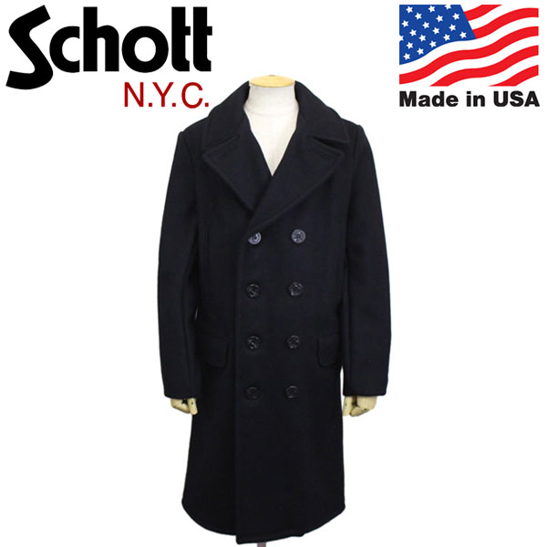 楽天市場】schott（ショット）ロングコート メンズ ウール 【USAデッド