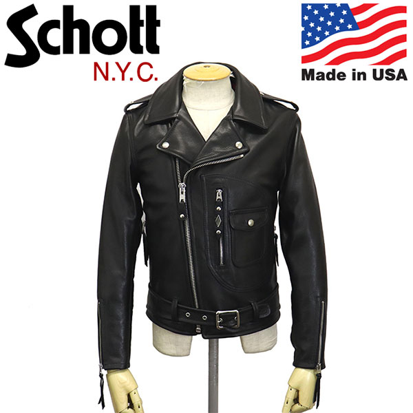 Schott ニューネイキッド 551US 本革　42 Schott ニューネイキッド 551US 本革 42 Schott ニューネイキッド