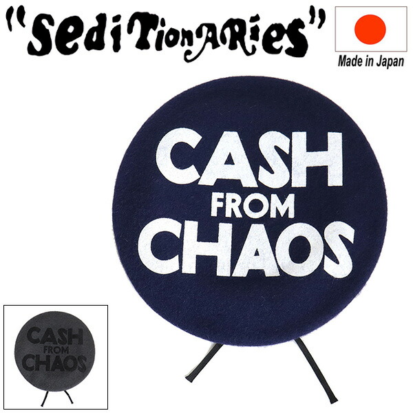 正規取扱店 SEDITIONARIES by 666 (セディショナリーズ) STA0025 CASH FROM CHAOS ベレー帽