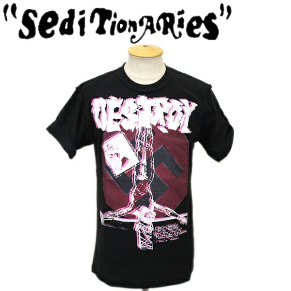 666 SEDITIONARIES セディショナリーズDESTROY ロンT SEDITIONARIES by 666 (セディショナリーズ) STD0007 DESTROY T