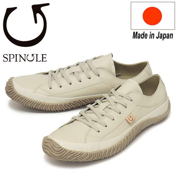 正規取扱店 SPINGLE (スピングル) SP-110 カンガルーレザースニーカー 日本製 03Ivory SP001