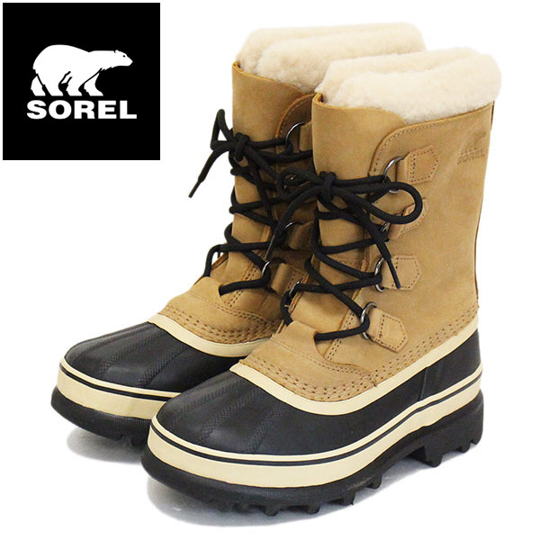置き目取りまわし店 SOREL (ソレル) NL1005 CARIBOU 苛性カリブー レディース スノーブーツ 280 BUFF SRL034
