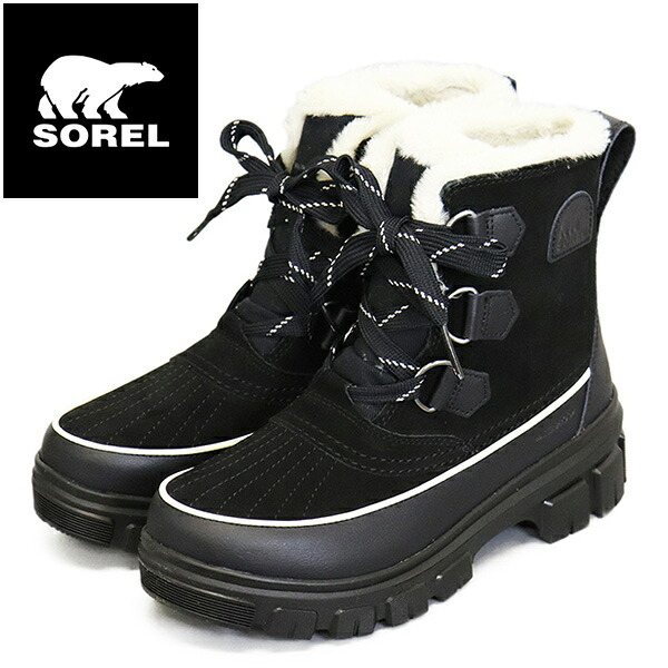 置き目取りまわし店 SOREL (ソレル) WMS NL5113 ティボリ5 お水校正刷り レディースブーツ 010BLACK SRL120