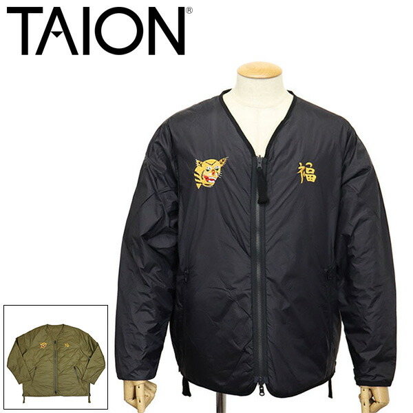 正規取扱店 TAION (タイオン) JK04JS ジャパンスペシャル リバーシブル スカジャン ダウンジャケット TA037