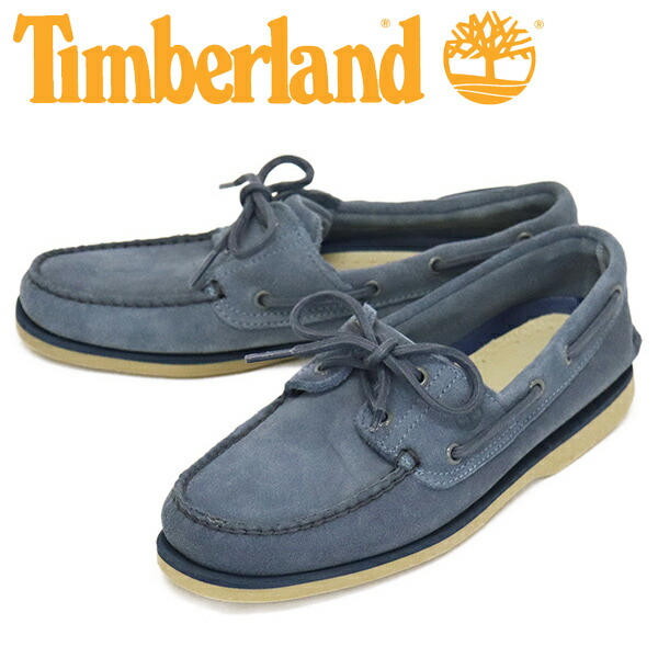 定め事取りまわし店 Timberland (ティンバーランド) A4187-ES3 CLASSIC 2EYE BOAT 古典派音楽2アイボートデッキシューズ Blue 肺結核577