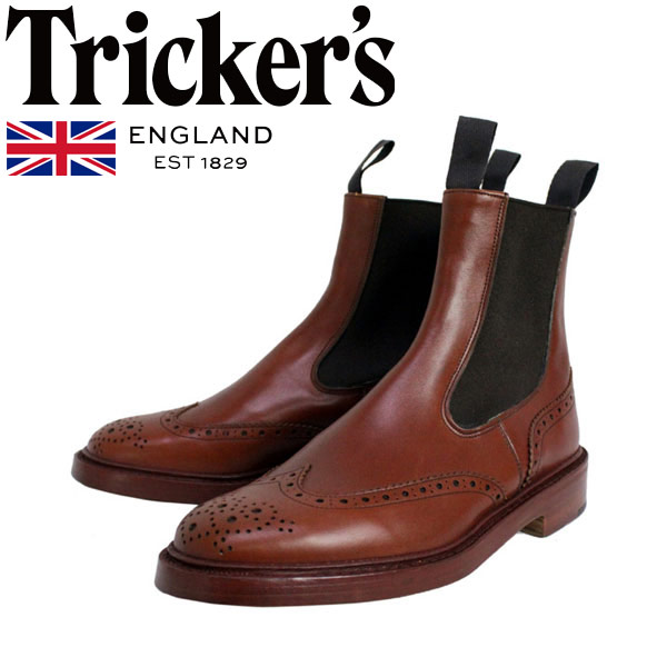 【百貨店SALE】】 置き目取りまわし店 Tricker\u0027s トリッカーズ 2754M COUNTRY HENRY(カントリーヘンリー) ダブルレザーソール マロンアンティーク TK006