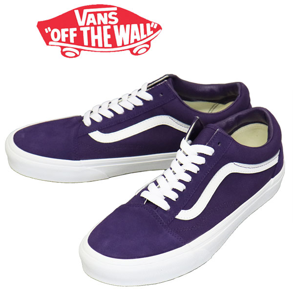 定まり取りまわし店 VANS (ヴァンズ バンズ) VN000D6W11E Old Skool 年寄りの学院 スニーカー Suede Gothic Grape VN617