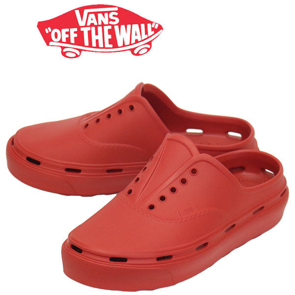 正規取扱店 VANS (ヴァンズ バンズ) VN000E7QIZQ Authentic Foam Mule オーセンティック フォーム ミュール サンダル シューズ Racing Red VN654 5,942円